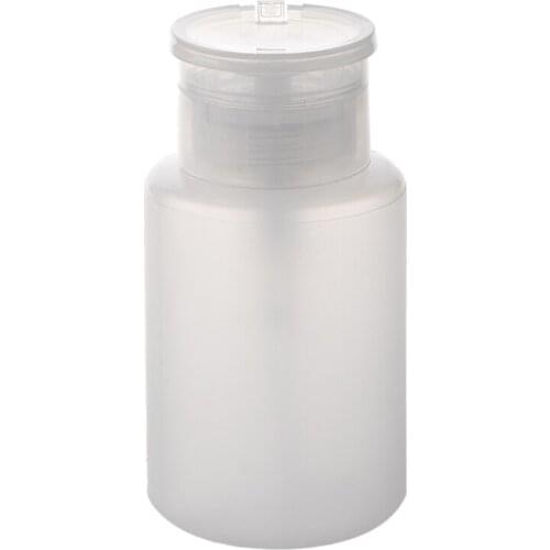 2X Nail Art Polish Remover Cleanser Dispenser Empty Container Acetone Pump Bottle