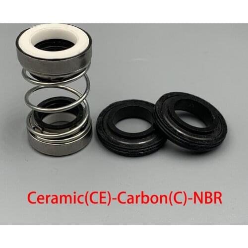 202-14 202-16 202-17 202-18 202-20 Ceramic Carbon NBR Water Pump Single Coil Spring Double End Bellows Shaft Mechanical Seal