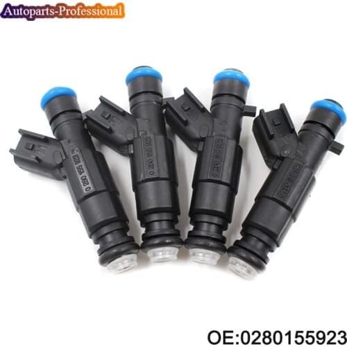 4 pcs/lot New High Quality Fuel Injectors For 1999-2004 Jeep Grand Cherokee Wrangler 4.0L 0280155923 0280155784