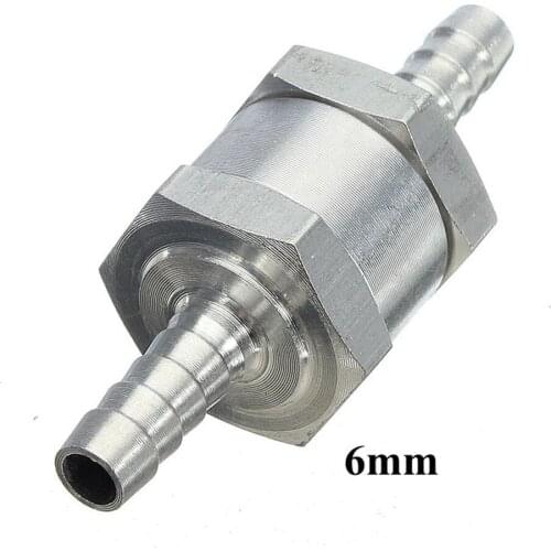 6/8/10/12mm Aluminium Alloy One Way Fuel Non Return Check Valveing Petrol Diesel For Car Vacuum Hose Oil Water Pumps Hot Sale 5W