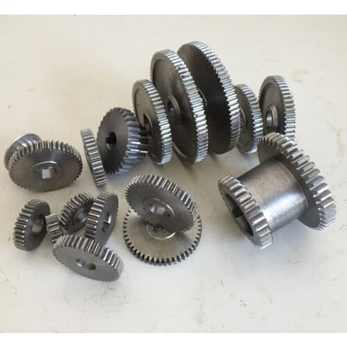 Free shipping 18pcs/set mini lathe gears , Metal Cutting Machine gears , lathe gears