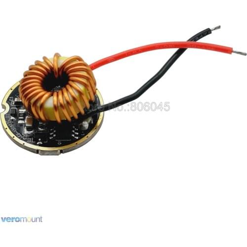 26mm 5 Modes or 1 Mode High Power LED Driver Input DC 6-15V Output DC6V 4A Used with Cree XHP70 6V LED Lighting Emitter Diode