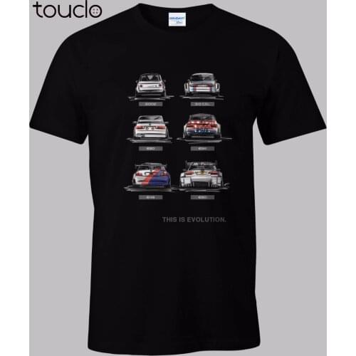 Fashion Men T Shirt Cotton Men Short Sleeve T-shirt M3 motorcycle Evolution E30 E36 E46 E90 2002 Tee shirts