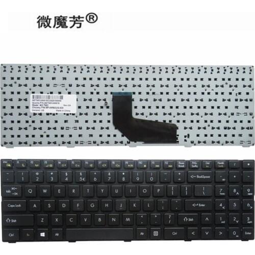 Laptop Keyboard for DNS TWC K580S i5 i7 D0 D1 D2 D3 K580N TWH K580C K620C AETWC700010 MP-09R63SU-920 US Black NEW