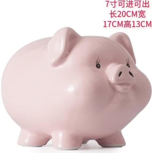 Pig Safe Save Money Box Cash Kid Piggy Bank Moneybox Protector Dispenser Box Coin Bank Counter Cofre De Moeda Mini Atm AD50PB