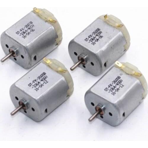 260 Mini Motor Electric DC 1.5V 3V 4.5V High Speed 6000rpm 12000rpm 17500rpm Strong Magnetic Carbon Brush Toy Model Boat Cars