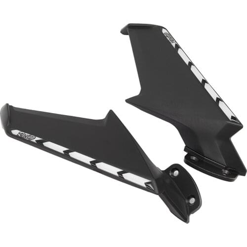 Motorcycle Rearview Mirror Fixed Wind For KAWASAKI NINJA400 Aerodynamic Wing Wind Flow Front Fairing Spoiler Winglets 2018-2021