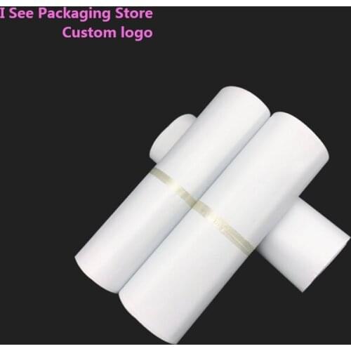 50pcs/Lot Opaque White Courier Bag Plastic Express Envelope Storage Bags Self Adhesive Seal Courier Bag