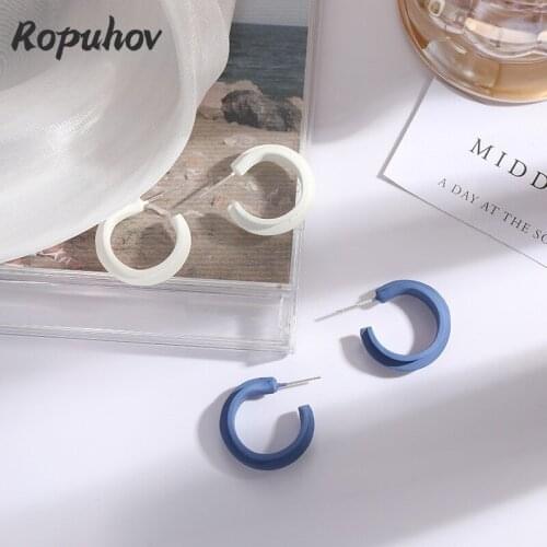 Ropuhov 2021 New 925 Silver Jewelry Korean Fashion Woman Lady Gift Retro Pin Super Fairy White Stud Wholesale