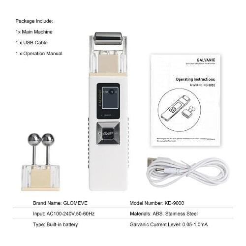 New Anti-aging galvanic facial machine micro-current skin firming machine galvanic machine beauty spa