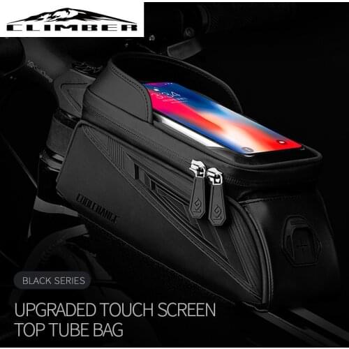 New Store Waterproof Bike Frame Front Bag Touch Screen Top Front Tube Cycling Bag MTB Sports 6.5 phone Bicycle Case Accessories