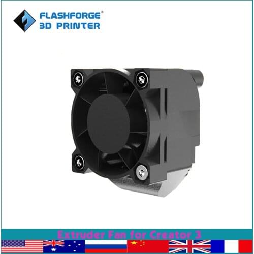 Flashforge Extruder Cooling Fan for Creator 3 Left Right Fans 3d Printer Parts