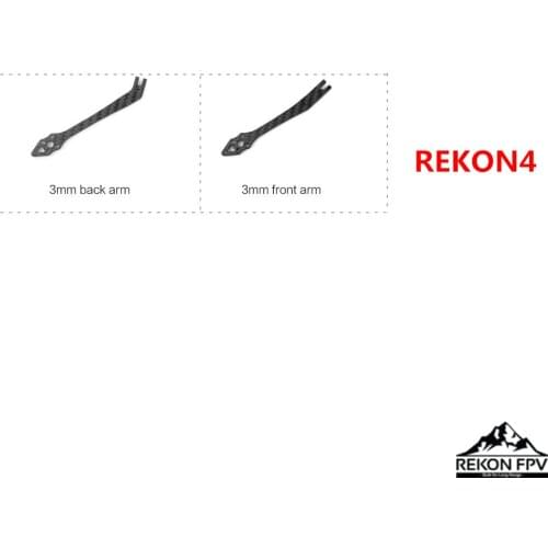 Original Rekonfpv HGLRC Rekon3 Rekon4 Rekon5 Carbon Fiber Mini Long Range Frame Kits Replacement Arm DIY Parts