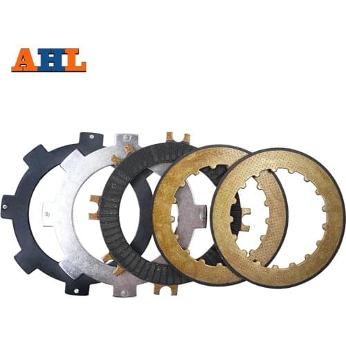 AHL Clutch Plates & Steel Plates Friction Discs Set 3pcs+2pcs For DY100 C110 C70 70cc 100cc 110cc