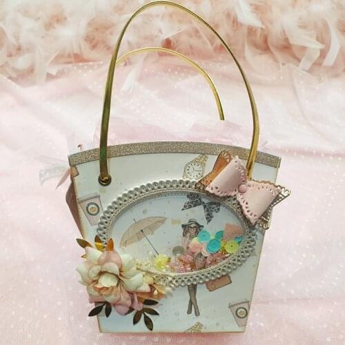 Cutting Dies Shopping Bag Scrapbook Cardmaking DIY Paper Craft Metal Stencil Surprise Creation