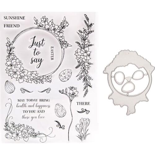 SCS169 Animals Silicone Clear Stamps for Scrapbooking Flowers Decoration Embossing Folder Craft Rubber Stamp Tools New