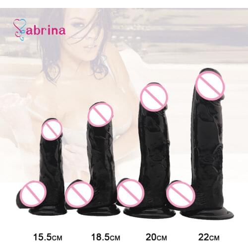 Sex Shop Black Big Dildo Realistic Suction Cup Dildo Male Artificial Penis Dick Adults Sex Toy for Women Huge Penis Erotic Goods