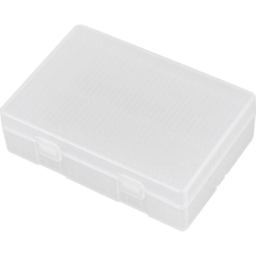 Soshine Portable Battery Case Holder Storage Box for 4x26650 Batteries Transparent