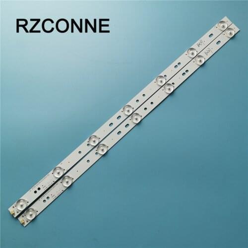 2pcs 475mm*17mm LED Backlight Lamps Strips with Optical Lens Fliter Large Size for TV Screen Monitor New