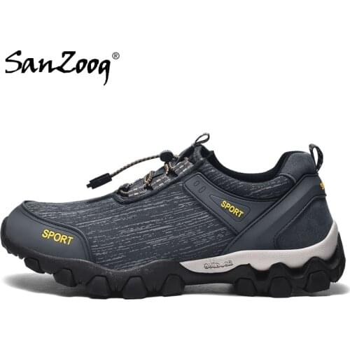 Waterproof Men Trekking Hiking Shoes Outdoor Camping Treking Trail Mountain Tracking Zapatillas Hombre Chaussure Randonnee Homme