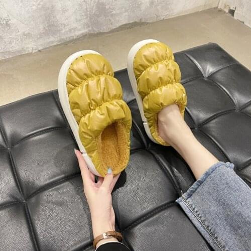 Women Winter Home Slippers Cartoon Cat Shoes Non-slip Soft Winter Warm House Slippers Indoor Bedroom Couples Floor Shoes