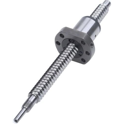 1PC Precision Ball Screw SFS3210/3220/3232S/4010/4020/4040 150-1150mm+Single Flange SFS Nut end machined cnc parts