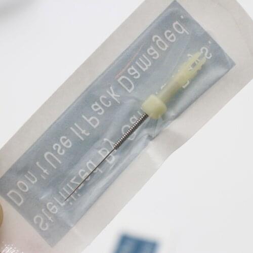 50Pcs 1 Prong ROUND NEEDLES Deluxe Mosaic Machine Bio Touch Permanent Makeup Needles