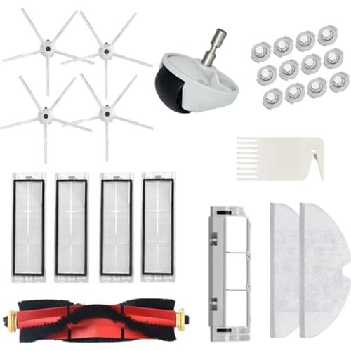 TOP!-for XiaoMi Roborock S5 Max S50 S55 S6 Pure S5Max Vacuum Accessories Mop Cloth HEPA Filter Main Brush Side Brush Parts