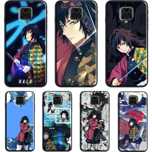 Giyu Tomioka Demon Slayer Kimetsu no Yaiba For Xiaomi Redmi Note 7 8 Pro 8T 9S Note 9 10 Pro Cover For Redmi 9T 9 9A 9C 8A Case