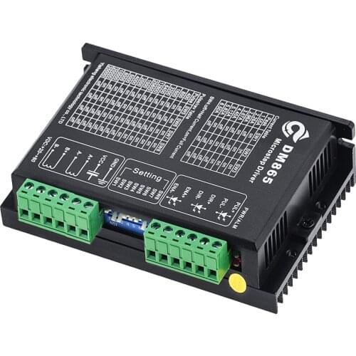 1PC 6.5A DM865 32 bit DSP digital driver 86 stepper motor driver two-phase stepper motor 20-80VDC