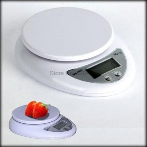 By dhl or ems 50 pieces 5000g 5kg 1g Digital kitchen scales Food Diet Postal electronic scale LCD display weight Balance