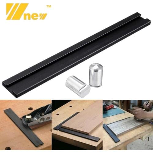 Woodworking Baffle Planing Stop Board Workbench Auxiliary Tool DIY Positioning Fixing Clamp Aluminum Baffle Plate 19mm 20mm Hole