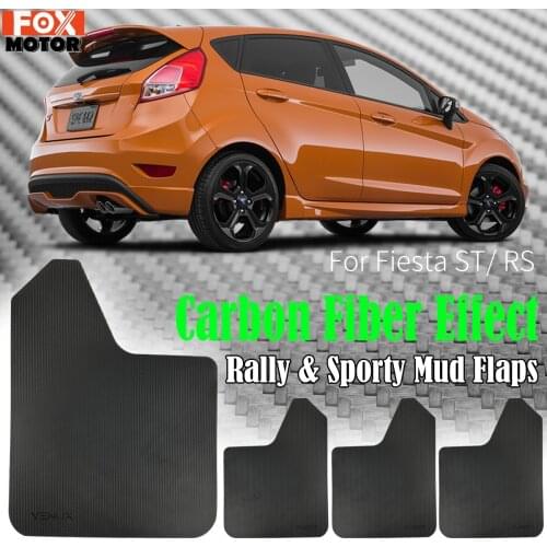 Mud Flaps Mudflaps Splash Guards Mudguards Fender Flares For Ford Fiesta Mk5 Mk6 Mk7 Mk8 Mk9 ST ST150 ST180 RS SE Active Sport