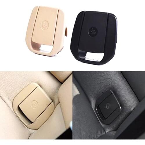JEAZEA Black Beige ABS 52207319686 Car Rear Safety Seat Belt Buckle Mount Cover For BMW F30 F31 3-Series F20 F21 F22 F80 M3 F34