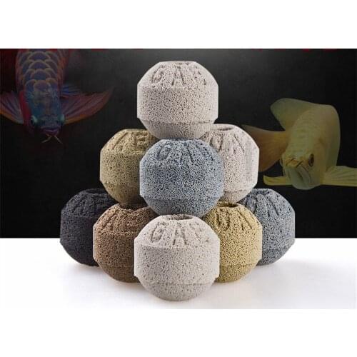 HONGYI 1 piece GAE NO1 500g fish tank filter material nitrifying bacteria house nano-sphere ceramic ring 5 kinds of color mixing
