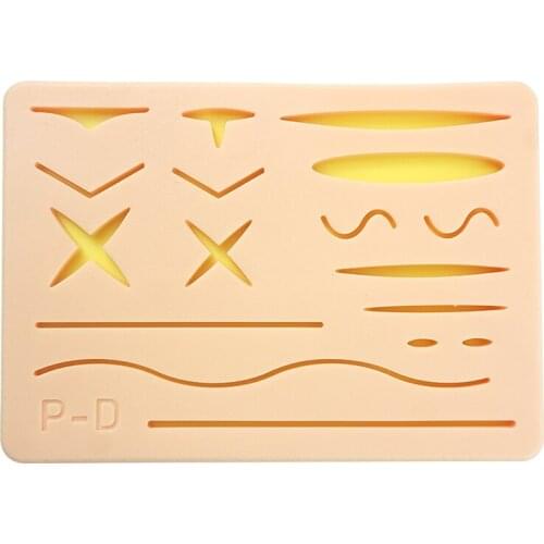 Laparoscopic simulation training device, surgical practice wound suture module, surgical skin suture model