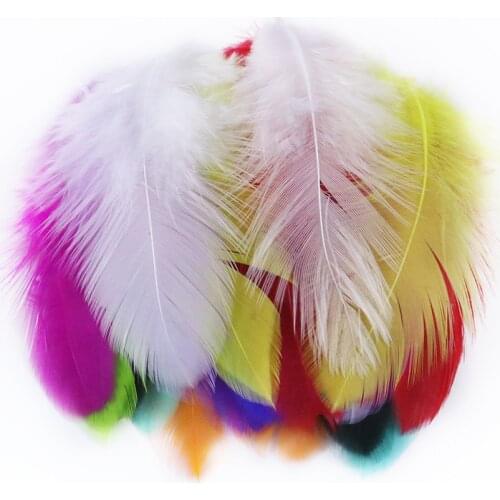Marabou Feathers Decor Juju Hat 5-10Cm Fluffy Plumes Earring Making Crafts Decoration Dream Catcher Accessory Fly Tying Feathers