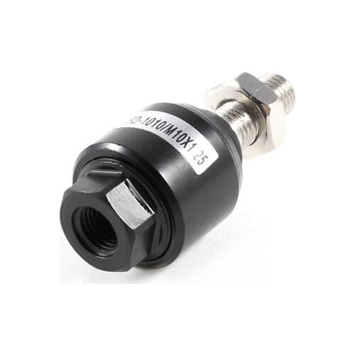 M10x1.25mm 10mm Male Thread Pneumatic Air Cylinder Floating Joint Fitting