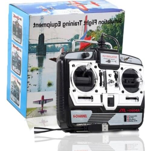 6CH RC Flight Simulator JTL-0904A Support Real RF7 G7 Phoenix 5.0 XTR Drone Mode Drop Ship