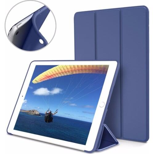Funda Capa for iPad 9.7 2017 2018 A1822 A1823 A1893 A1954 9.7" inch Tablet Cover Case -Smart&Slim&3-Folded&Soft