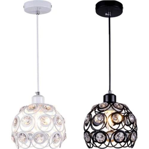 Modern K9 crystal Chandeliers white/black led lamps living room, dining room led Chandelier led E27 lustre light Chandelier Z50