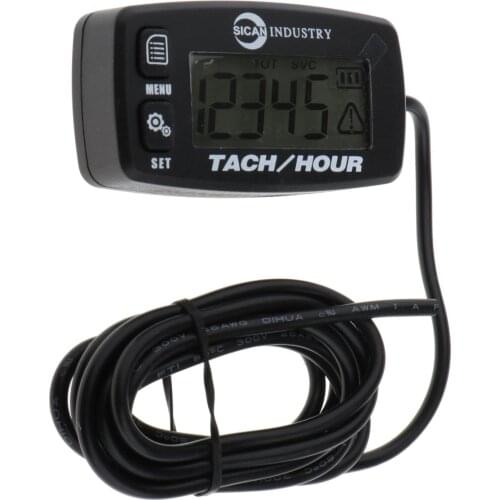 Backlight Hour Meter Tachometerfor Lawn Mower Tractor Generator Outboard ATV