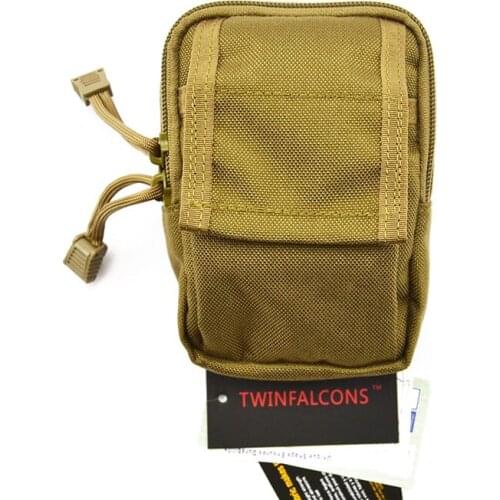 TwinFalcons Tactical MOLLE Miscellaneous Pouch CORDURA Modular Combat Hunting Camping Climb Tactical Hike Outdoor TW-P006