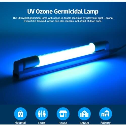 10W 110/220V UV Sterilizer Lamp Rechargeable Home Portable Ultraviolet Dis-infection Bactericidal Lamp UVC Germicidal Lamps