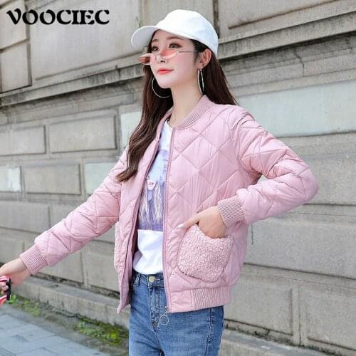 Женские зимние пуховики VOOCIEC China At AliExpress
