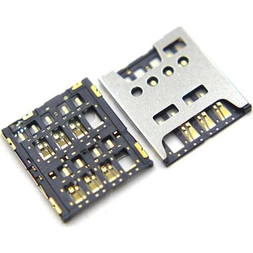 2pcs/lot For Nokia Lumia 1320 Sim Card With Memory Tray Slot Socket reader holder connector