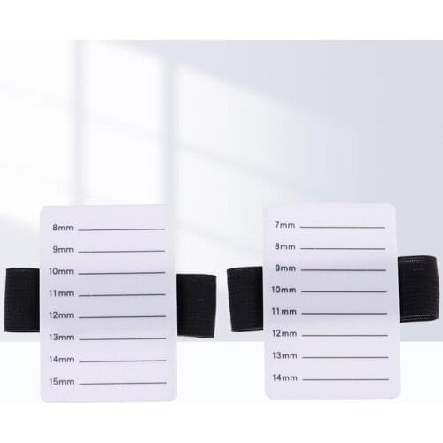 2 Styles Fake Eyelash Tray Strip Stand Individual Eyelash Extensions Hand Plate Eye Lash Grafting Stand Palette Tool