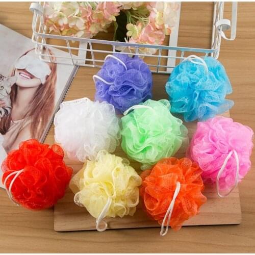 30 Gram Bath Shower Sponge Mesh Pouf Nylon Loofahs Small Mesh Bath Ball Mesh Shower Sponges Wholesale SN441