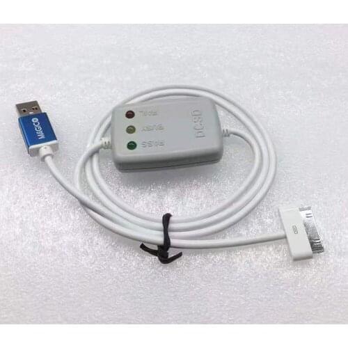 30Pin DCSD Serial Port Engineering Cable Debugging Change IMEI SN Number Cable for IP 4/4S and IPAD 2/3/4 Baseband I-C Repairing