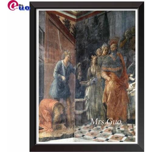 5D DIY Diamond Painting Full Square/Round Drill "The Beheading Of John The Baptist" Embroidery Cross Stitch Religious Home Decor